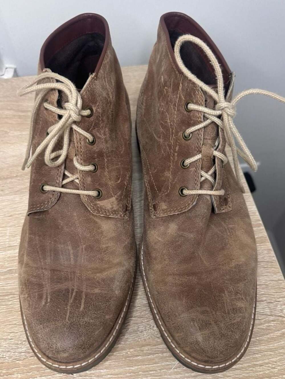Cole Haan C30077 Grand.ØS Brown Leather Chukka Boots Men's 9.5M